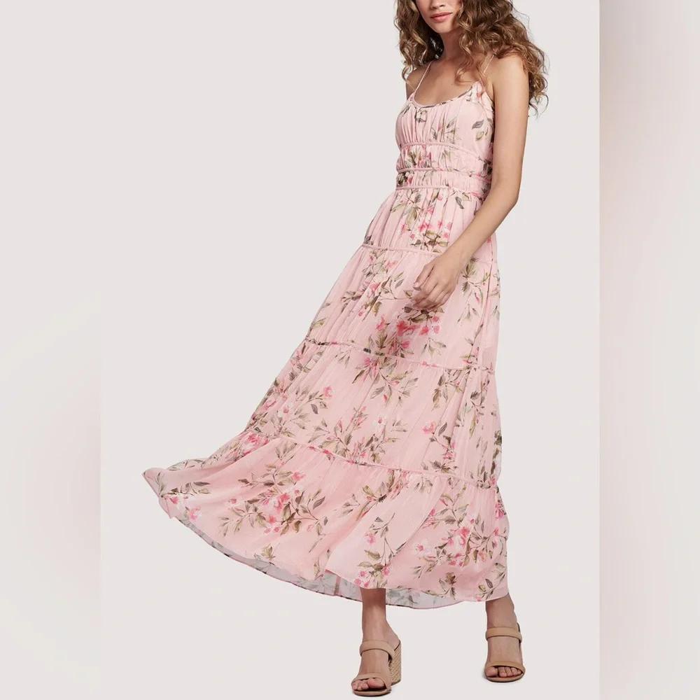 Lost + Wander Sunset Fleurs Maxi Dress - Picture 1 of 7